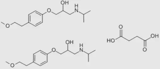 98418-47-4 Metoprolol succinate C34H56N2O10